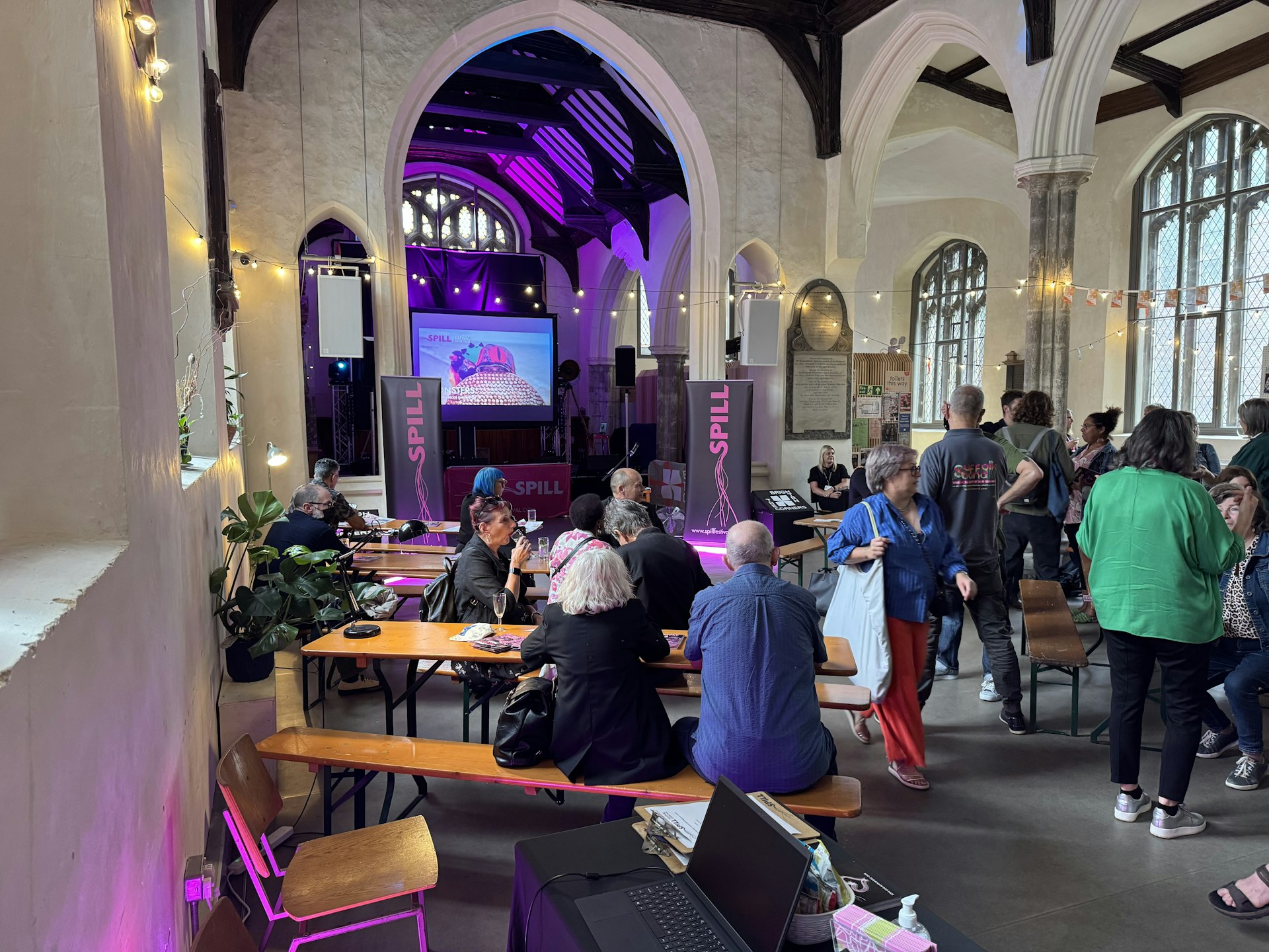 The SPILL programme launch event at St Stephens Church